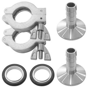 4 Pack KF25 Wing Nut Hinge Clamp Set
