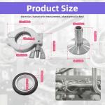 4 Pack KF25 Wing Nut Hinge Clamp Set