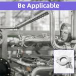 4 Pack KF25 Wing Nut Hinge Clamp Set