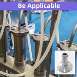 4 Pack KF25 Wing Nut Hinge Clamp Set