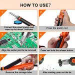 Preciva Electric Desoldering Iron Gun with Nozzles