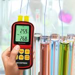 Dual Channel Digital Thermocouple Thermometer with Backlight