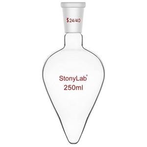Stonylab Heavy Wall Borosilicate Rotary Evaporator Flask