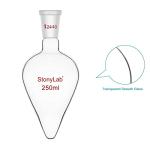 Stonylab Heavy Wall Borosilicate Rotary Evaporator Flask