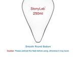 Stonylab Heavy Wall Borosilicate Rotary Evaporator Flask