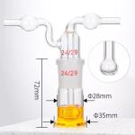 Glass Vacuum Trap Gas Washing Bottle for Labs