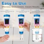Yewhick 7-in-1 Hydrogen Water Tester Meter