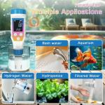 Yewhick 7-in-1 Hydrogen Water Tester Meter