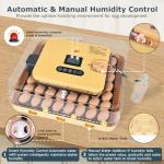 56 Egg Incubator with Automatic Turner and Candler