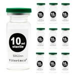 Vitorinca 10ml Sterile Glass Vials, Pack of 10