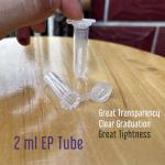 100 Piece Microcentrifuge Tube Holder with Caps