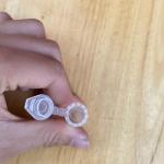 100 Piece Microcentrifuge Tube Holder with Caps