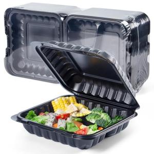 YANGRUI 30 oz Disposable Clamshell Food Containers