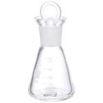 50ml Borosilicate Glass Erlenmeyer Flask with Stopper