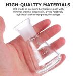 50ml Borosilicate Glass Erlenmeyer Flask with Stopper