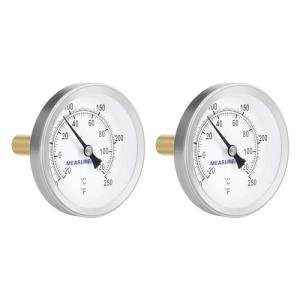 Hot Water Bi-Metal Thermometer with Brass Stem