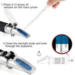 Honey Refractometer for Brix and Water Testing