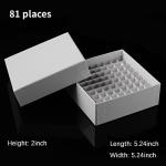 Eowpower 12-Pack 81-Hole Cardboard Freezer Box