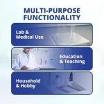 Multi-Purpose Polypropylene Lab Containment Trays - 3 Count