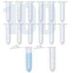 100 Pack Sterile 2ml Centrifuge Tubes with Snap Caps