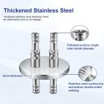 Stainless Steel GL45 Safety Feeding Cap with Ports