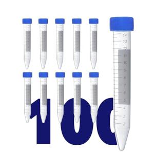 15mL Conical Centrifuge Tubes with Screw Caps