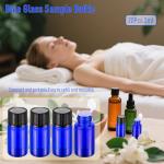 Kesell 3ml Glass Essential Oil Sample Vials - 20 Pack