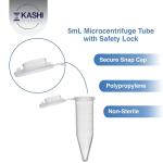 Kashi Scientific 5mL Centrifuge Tubes with Lock Cap