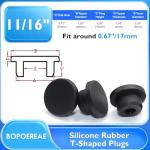 15 Pcs Silicone Rubber Plugs for Round Holes