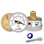 AetralYB Mini Vacuum Pressure Gauge - 1.2 Inch Dial