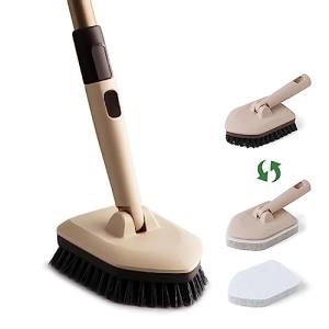 Eyliden 2-in-1 Floor and Tub Scrubber Brush