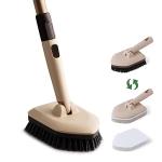 Eyliden 2-in-1 Floor and Tub Scrubber Brush