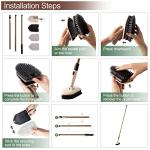 Eyliden 2-in-1 Floor and Tub Scrubber Brush