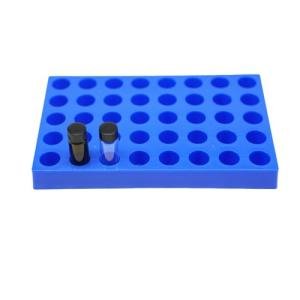 Blue Stackable Vial Rack for 10ml Bottles