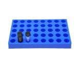Blue Stackable Vial Rack for 10ml Bottles