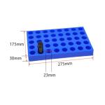 Blue Stackable Vial Rack for 10ml Bottles