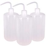 Belinlen 1000ml Plastic Lab Wash Bottles (3 Pack)