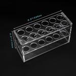 Acrylic Test Tube Holder Rack for 12 Tubes