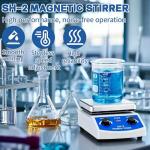 SH-2 Magnetic Stirrer with Hot Plate Mixer