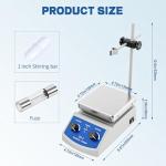 SH-2 Magnetic Stirrer with Hot Plate Mixer