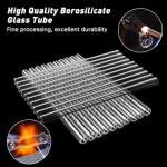 20-Pack 12-Inch Clear Borosilicate Glass Tubes