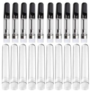 10-Pack Small Clear Glass Test Tubes 1ml