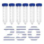 50mL Conical Centrifuge Tubes, 250 Pack