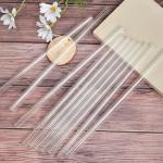 20-Pack 12-Inch Clear Borosilicate Glass Tubes