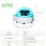 Benchtop Centrifuge with Low Noise and Speed