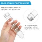 30ml Plastic Test Tubes with Screw Caps - 6 Pack