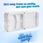 YANGRUI 30 oz 3-Compartment Food Containers - 65 Pack