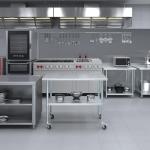 Stainless Steel Work Table with Wheels and Under-Shelf