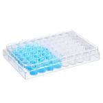 48-Well Cell Culture Plate with Lid, Clear Plastic