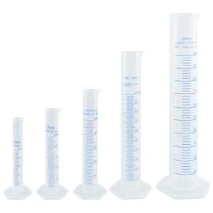 Geesatis 5-Piece Plastic Measuring Cylinder Set